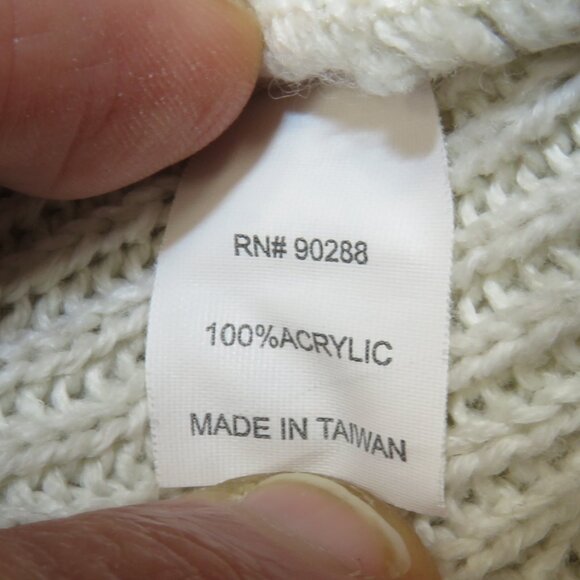 Adidas Unisex Trefoil Logo Knit Cuffed Beanie Cream Knit Cap Acrylic Hat OS - Picture 7 of 7